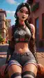 fortnite helsie sex - The Shiver That Made the Air Remember - AI generated portrait image in 1080x1920 resolution by @anon