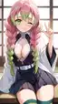 xxx mitsuri x hantengu - The Static That Turned the Key - AI generated portrait image in 1080x1920 resolution by @anon
