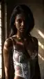ebony interracial porn - A Desire That Moved Like a Secret - AI generated portrait image in 1080x1920 resolution by Anonymous Creator
