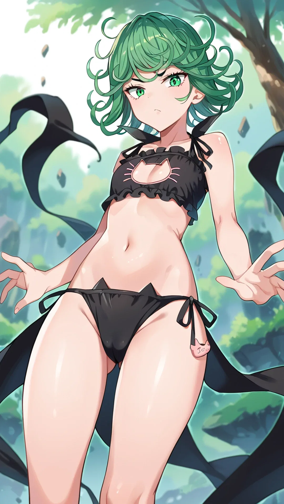 tatsumaki thighs - The Promise That Turned Want Into Weather