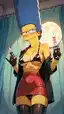 the simpsons parody porn - The Secret Shape of Hunger - AI generated portrait image in 1080x1920 resolution by @anon