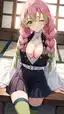 demon slayer big ass porn - The Gravity That Outran the Morning - AI generated portrait image in 1080x1920 resolution by @anon