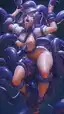ai tentacle - A Collapse That Taught the Dark to Answer - AI generated portrait image in 1080x1920 resolution by @anon
