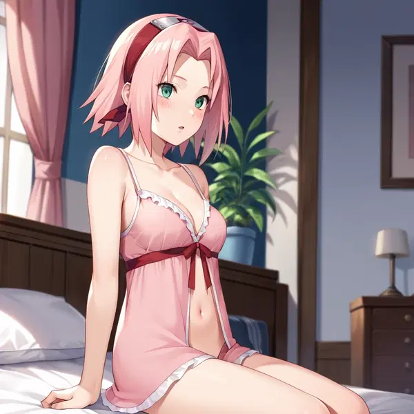 nude sakura cosplay - The Obsession That Opened Like a Bruise - AI generated square image in 1080x1080 resolution by @anon