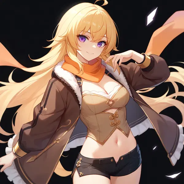 rwby blake porn - A Static That Pressed Against the Dark - AI generated square image in 1080x1080 resolution by @anon