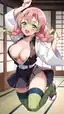 shinobu mitsuri porn - The Gravity That Lit Up the Dark - AI generated portrait image in 1080x1920 resolution by Anonymous Creator
