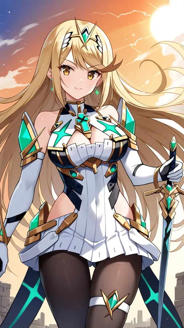 mythra rule34 - The Shiver That Moved Through Every Wall - AI generated portrait image in 1080x1920 resolution by @anon
