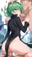 tatsumaki webcomic - An Edge That Fell Through the Hours - AI generated portrait image in 1080x1920 resolution by @anon