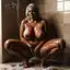 latina mom milf - The Night Carried This Thirst - AI generated square image in 1080x1080 resolution by @anon