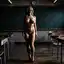 ai celebrities naked - The Gravity Inside Midnight - AI generated square image in 1080x1080 resolution by Anonymous Creator