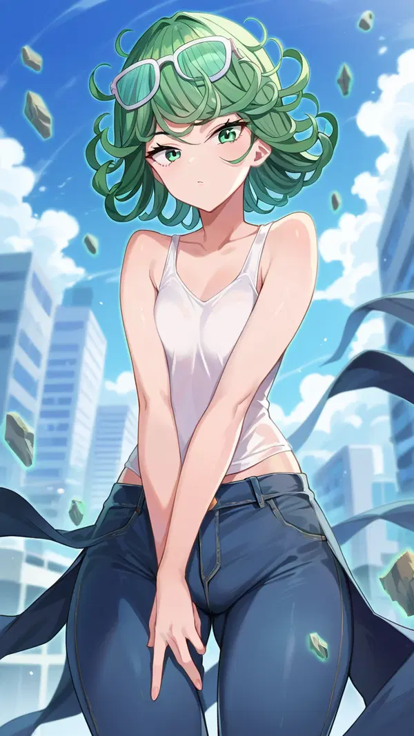 tatsumaki thick - A Flame That Moved Through Every Wall - AI generated portrait image in 1080x1920 resolution by Anonymous Creator