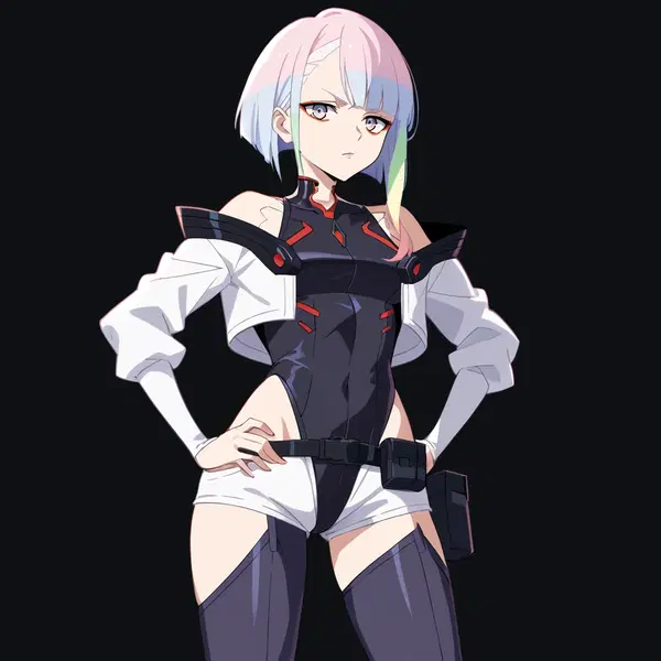 cyberpunk lucy boobs - Where Wanting Becomes a Way of Life - AI generated square image in 1080x1080 resolution by @anon