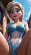 elsa frozen ai nude - A Hunger That Waited in the Dark - AI generated portrait image in 1080x1920 resolution by @anon