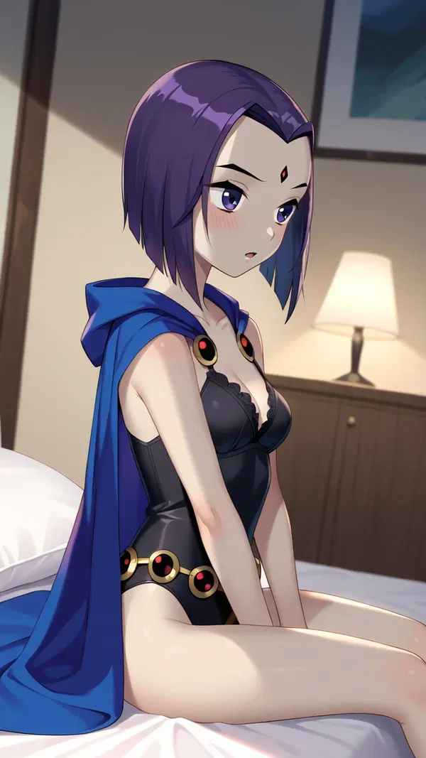 raven evil porn - The Want That Became a Whole World - AI generated portrait image in 1080x1920 resolution by @anon