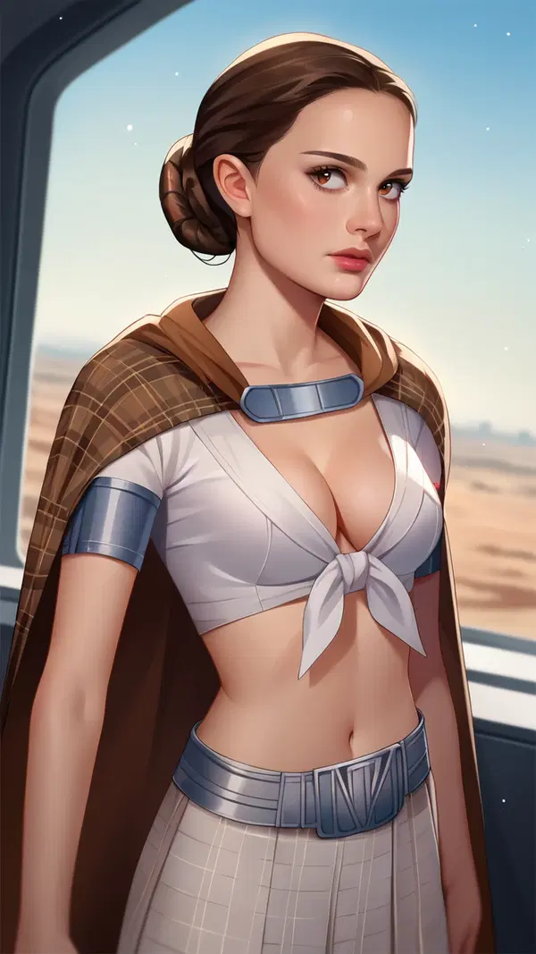 vr porn star wars - The Shadow That Carried Too Much Heat - AI generated portrait image in 1080x1920 resolution by @anon