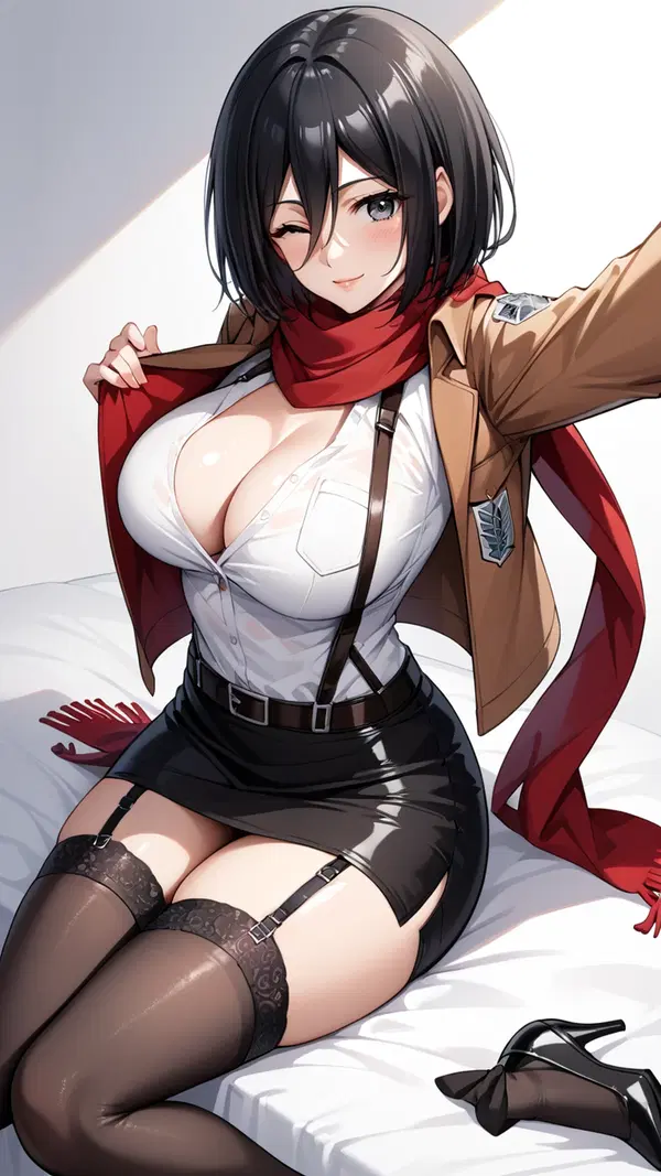 attack on titan pieck hentai - An Undertow That Burned Without Sound - AI generated portrait image in 1080x1920 resolution by @anon