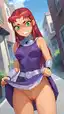 porn starfire - All the Heat Without the Warning - AI generated portrait image in 1080x1920 resolution by @anon