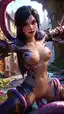 kindred hentai lol - The Fire Between Silence - AI generated portrait image in 1080x1920 resolution by @anon