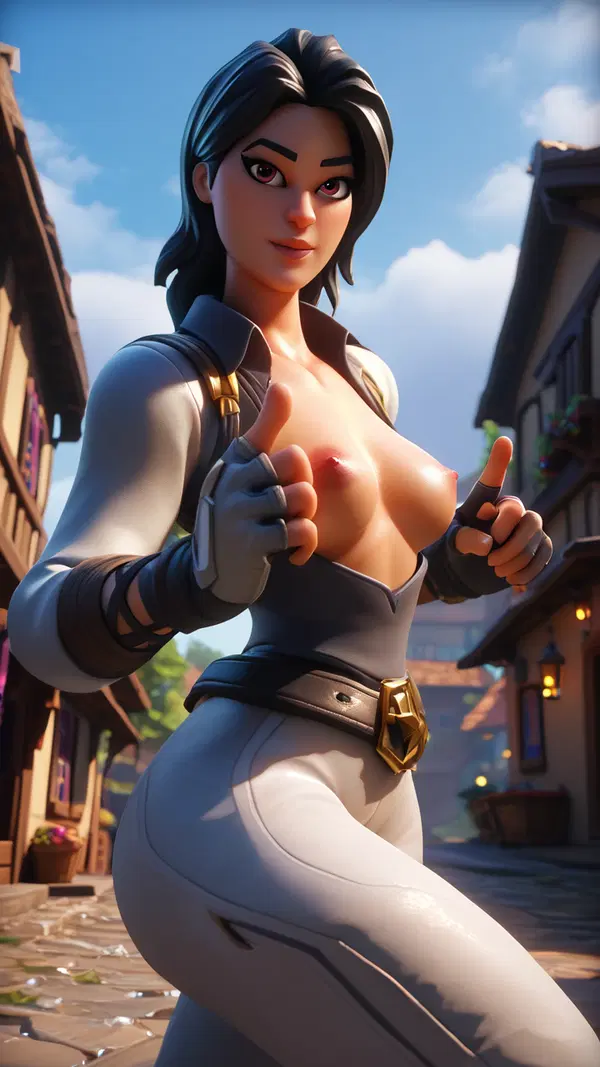 fortnite kimiko hentai - The Night Carried This Risk - AI generated portrait image in 1080x1920 resolution by @anon