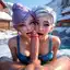 ai girlfriend robots - An Undertow That Waited in the Dark - AI generated square image in 1080x1080 resolution by Anonymous Creator