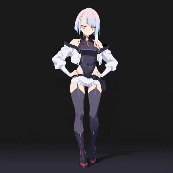 cyberpunk v porn - Forbidden Desires on Full Display - AI generated square image in 1080x1080 resolution by Anonymous Creator