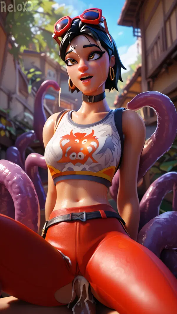 porn game fortnite - The Current That Breathed Under the Surface - AI generated portrait image in 1080x1920 resolution by @anon