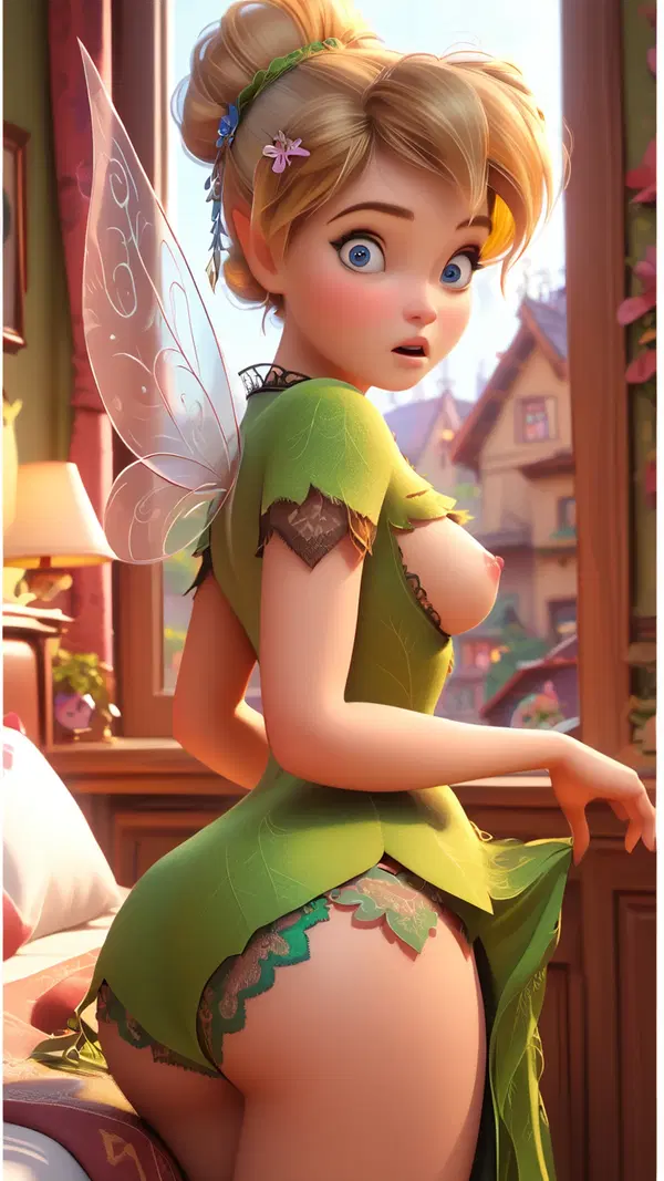 tinkerbell nude - The Heat Beneath the Silence - AI generated portrait image in 1080x1920 resolution by @anon