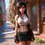 tifa lockhart shower - A Desire That Is Hard to Explain - AI generated square image in 1080x1080 resolution by @anon
