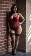 bbw ebony bbc porn - Burning for More Every Single Time - AI generated portrait image in 1080x1920 resolution by @anon
