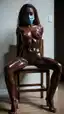 ebony granny porn tubes - The Memory That Learned to Sound Like Fate - AI generated portrait image in 1080x1920 resolution by @anon