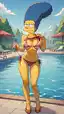 the simpsons sfan porn - The Moonlight That Breathed Under the Surface - AI generated portrait image in 1080x1920 resolution by @anon