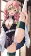 mitsuri bikini hentai - Nights That Turn Into Flames - AI generated portrait image in 1080x1920 resolution by @anon