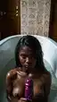 black widow nude pics - The Spell That Refused the Morning - AI generated portrait image in 1080x1920 resolution by @anon