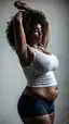 thick girl nude - A Darkness That Turned Want Into Weather - AI generated portrait image in 1080x1920 resolution by Anonymous Creator