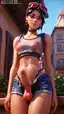 la maquinista fortnite rule 34 - Pleasure That Spreads Like Flame - AI generated portrait image in 1080x1920 resolution by @anon