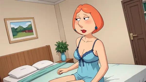 family guy nude comics - Lust in the Language of the Night - AI generated square image in 1080x1080 resolution by Anonymous Creator