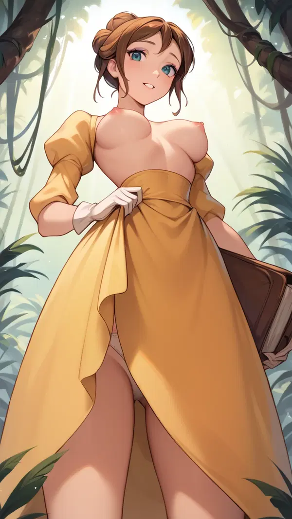 jane porter nude - The Promise That Refused to Fade - AI generated portrait image in 1080x1920 resolution by Anonymous Creator