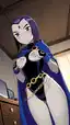 raven teen titans porn cosplay - My Shadow in the Darkest Hour - AI generated portrait image in 1080x1920 resolution by @anon