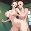 nico robin cosplay sex video - The Pull Beneath Every Spark - AI generated square image in 1080x1080 resolution by @anon