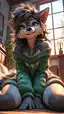 furry miku ai - The Heat Hidden Inside Risk - AI generated portrait image in 1080x1920 resolution by Anonymous Creator