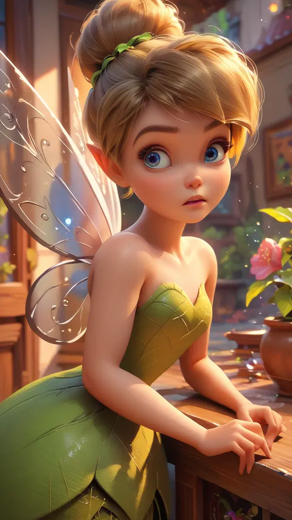 ai porn tinkerbell - A Darkness That Felt Like a Warning - AI generated portrait image in 1080x1920 resolution by @anon