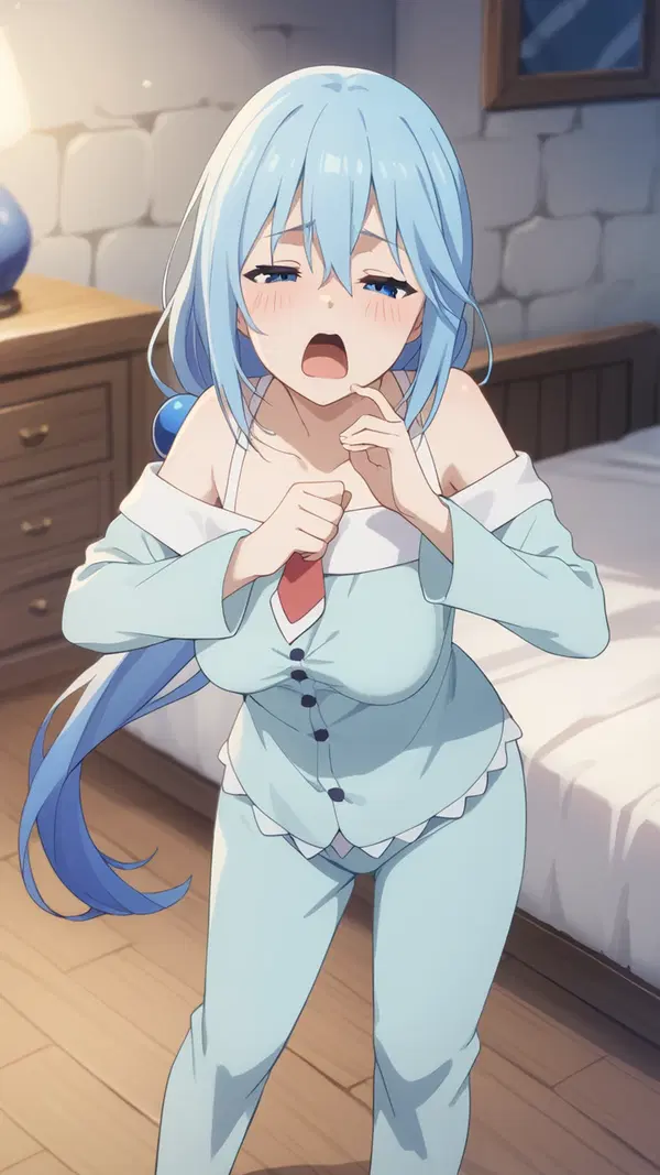 konosuba xxx comics - The Pull Beneath Every Night - AI generated portrait image in 1080x1920 resolution by @anon