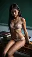 asian naked news - The Memory That Learned to Sound Like Fate - AI generated portrait image in 1080x1920 resolution by Anonymous Creator