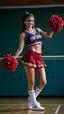 japanese cheerleader porn - A Current That Burned Without Sound - AI generated portrait image in 1080x1920 resolution by Anonymous Creator