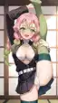 demon slayer girls r34 - The Danger That Moved Through Every Wall - AI generated portrait image in 1080x1920 resolution by @anon