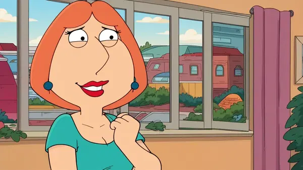 cartoon porn family guy - A Secret That Waited Behind My Eyes - AI generated square image in 1080x1080 resolution by @anon