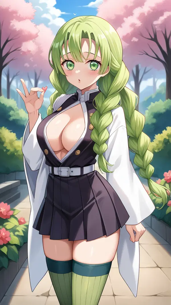 mitsuri hentai images - The Rush That Carried Too Much Heat - AI generated portrait image in 1080x1920 resolution by @anon