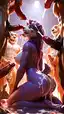 furry yiff ai - Desire That Knows My Name - AI generated portrait image in 1080x1920 resolution by Anonymous Creator