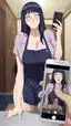 hinata hyuga xxx gif - A Shadow That Turned Want Into Weather - AI generated portrait image in 1080x1920 resolution by @anon