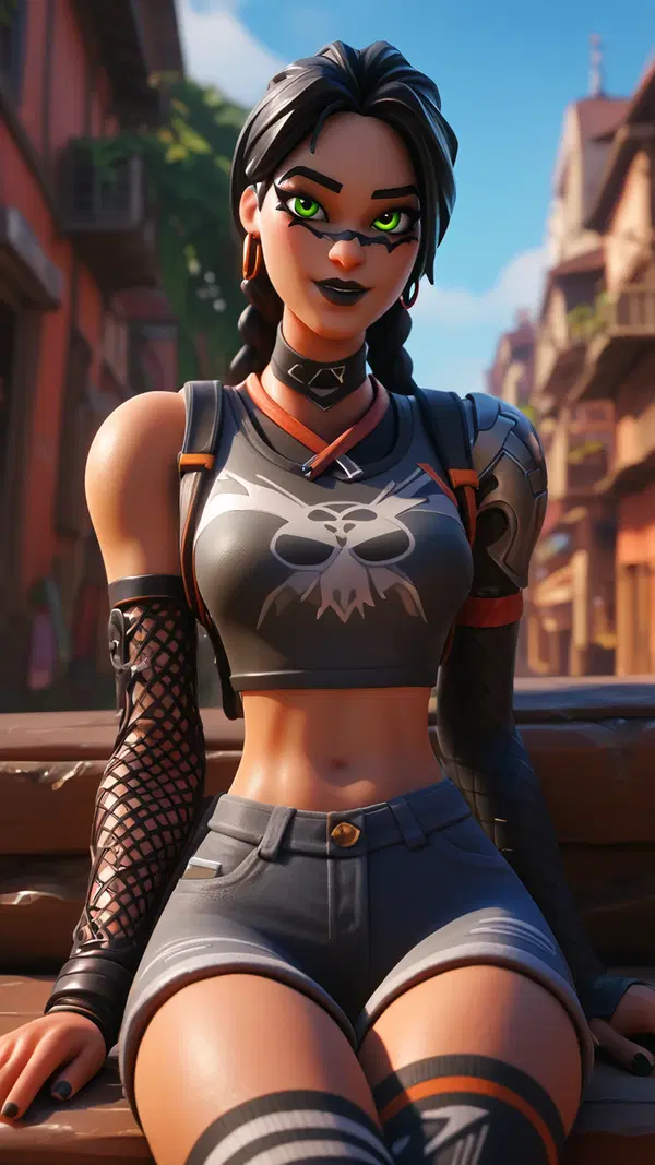 fortnite oblivion porn - A Burn That Held the Door Open - AI generated portrait image in 1080x1920 resolution by @anon